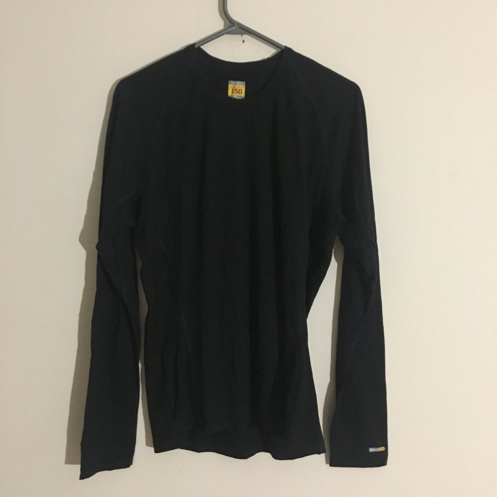 Icebreaker Bodyfit 150 Merino Wool Long Sleeve Tee Size Large